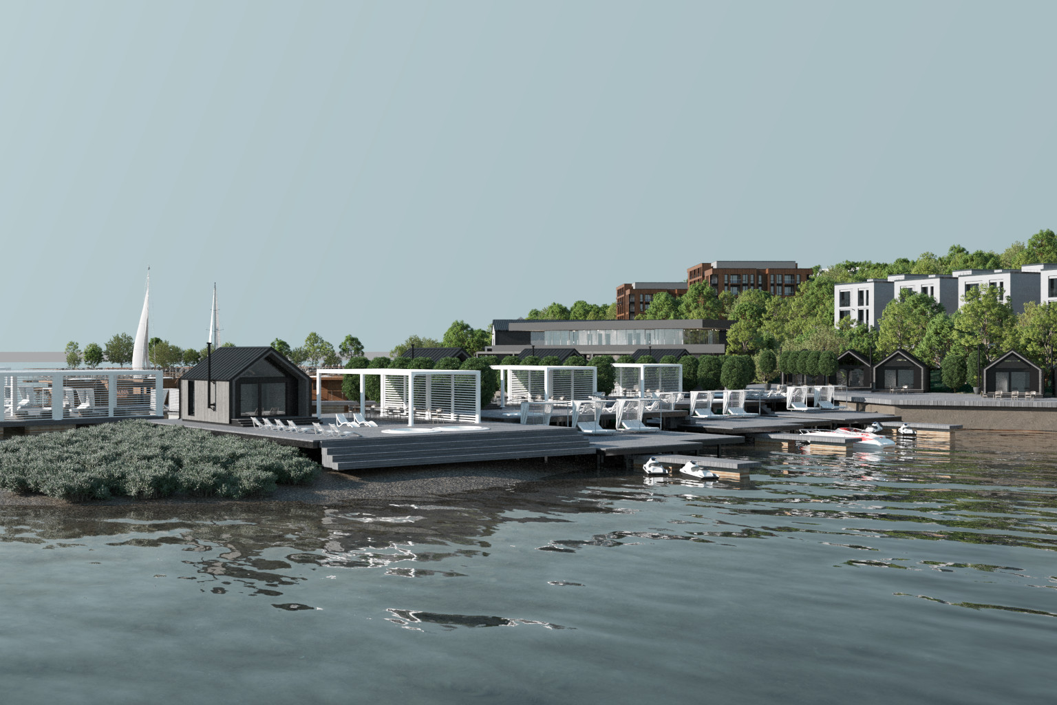 Спа компекс в Хэльсинках_Реновация территории