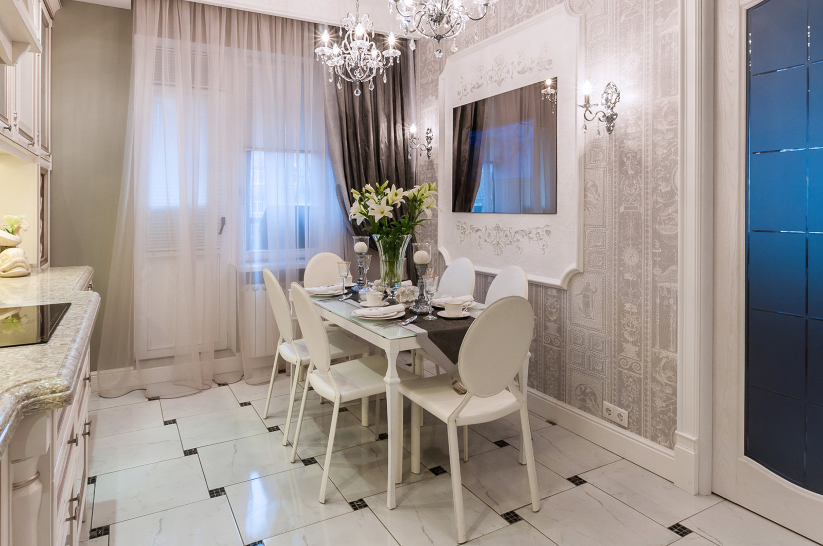 Монохромная кухня