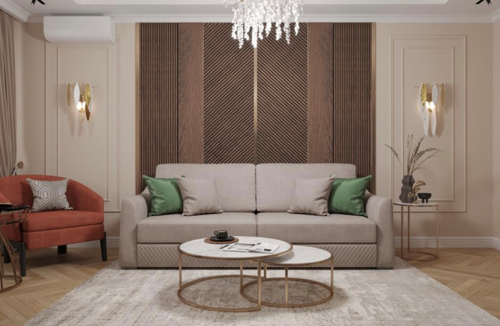 Гостиная в 2-х комнатной квартире