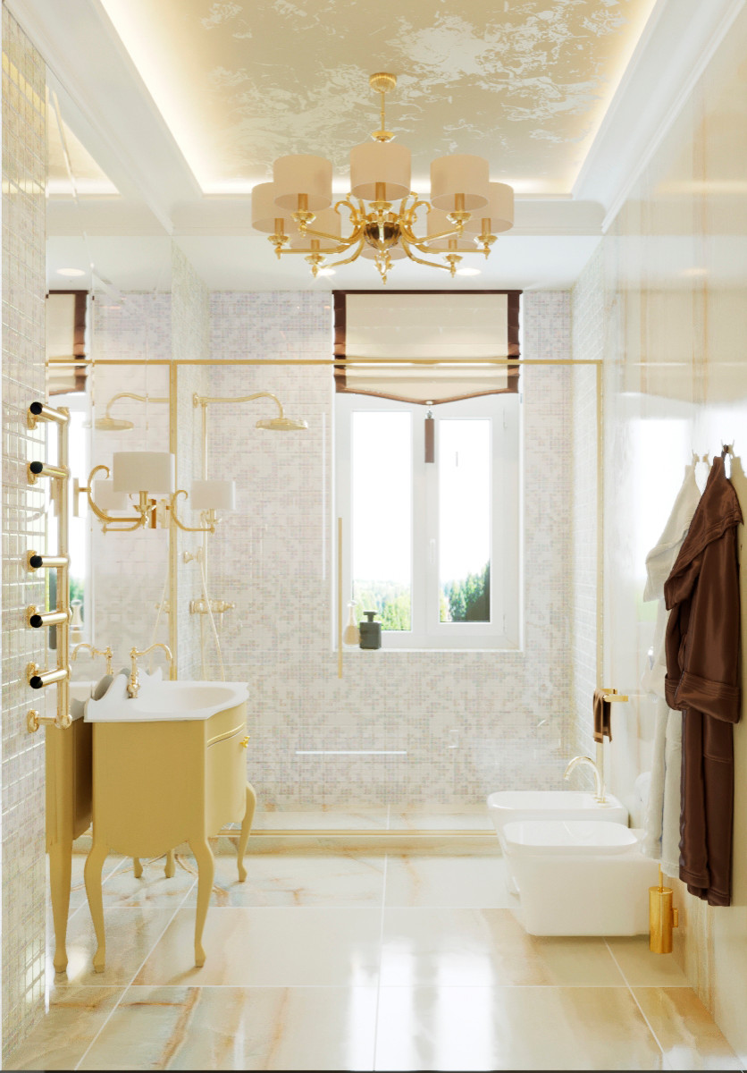 Второй этаж загородного дома, пространство спален в доме, 2020 г.