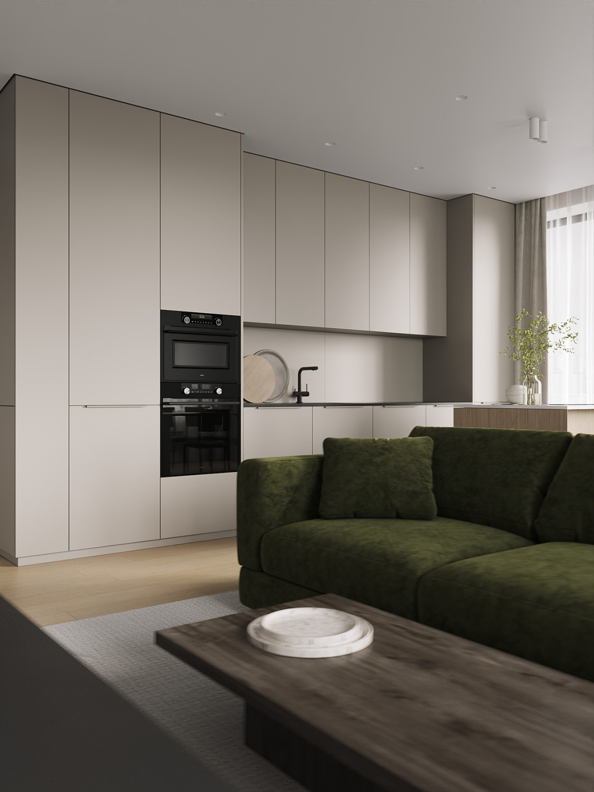 Обложка проекта: Жк Grand View, современный стиль с нотками классики