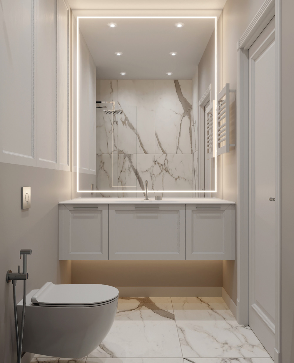 Дизайн интерьера квартиры в ЖК "Преображение" площадью 44 кв.м.