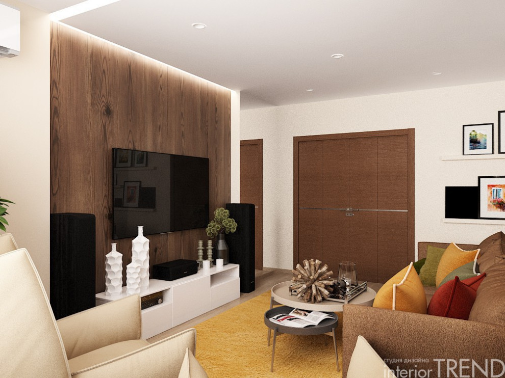 Интерьер квартиры студии на Хохрякова