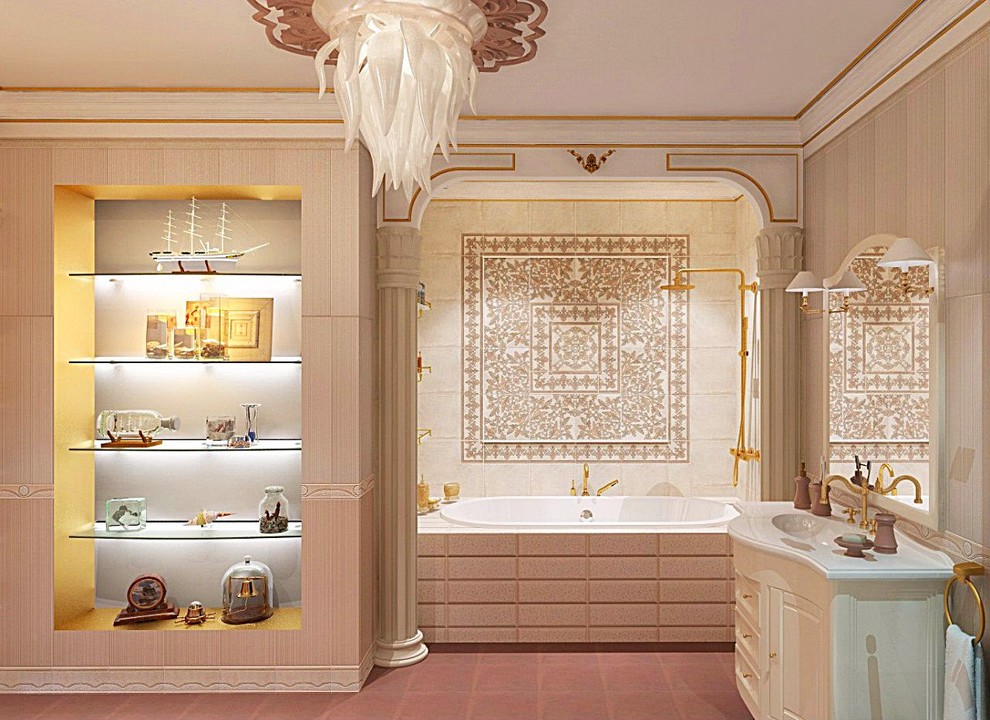Обложка проекта: Классика. Ванная комната.