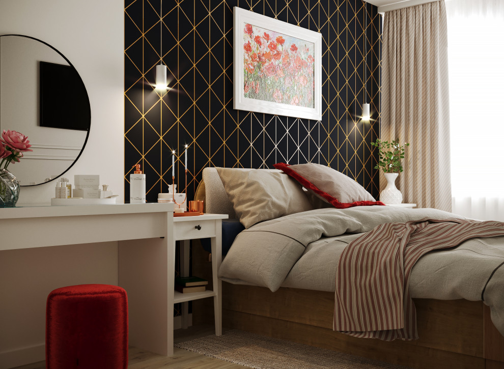 Обложка проекта: проект спальни и гостиной