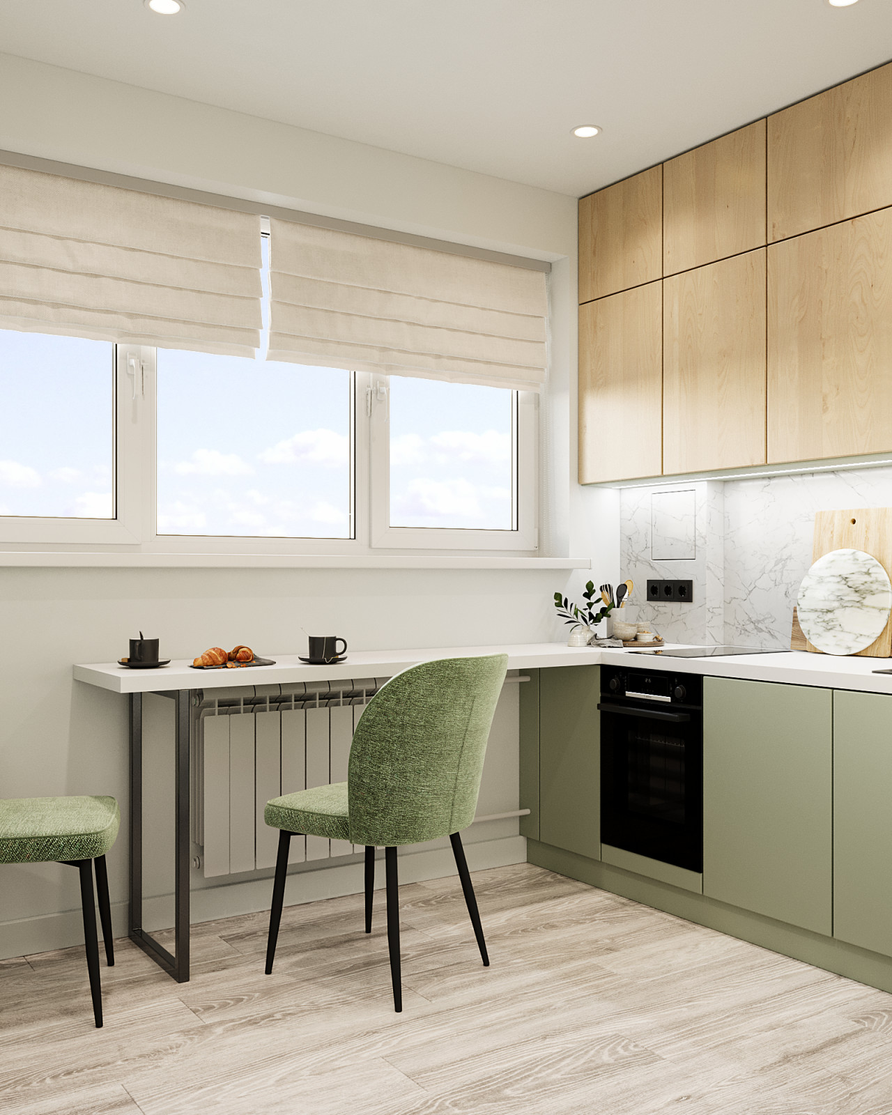 Обложка проекта: Кухня 5,2 кв.м.