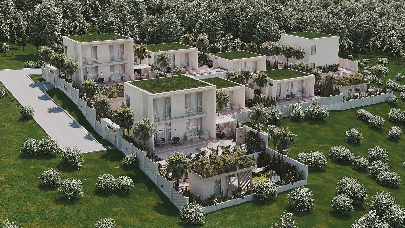 Обложка проекта: Архитектурный ансамбль_ MINIVILLA.terra