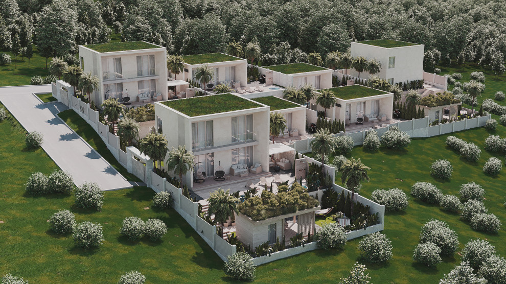 Обложка проекта: Архитектурный ансамбль_ MINIVILLA.terra