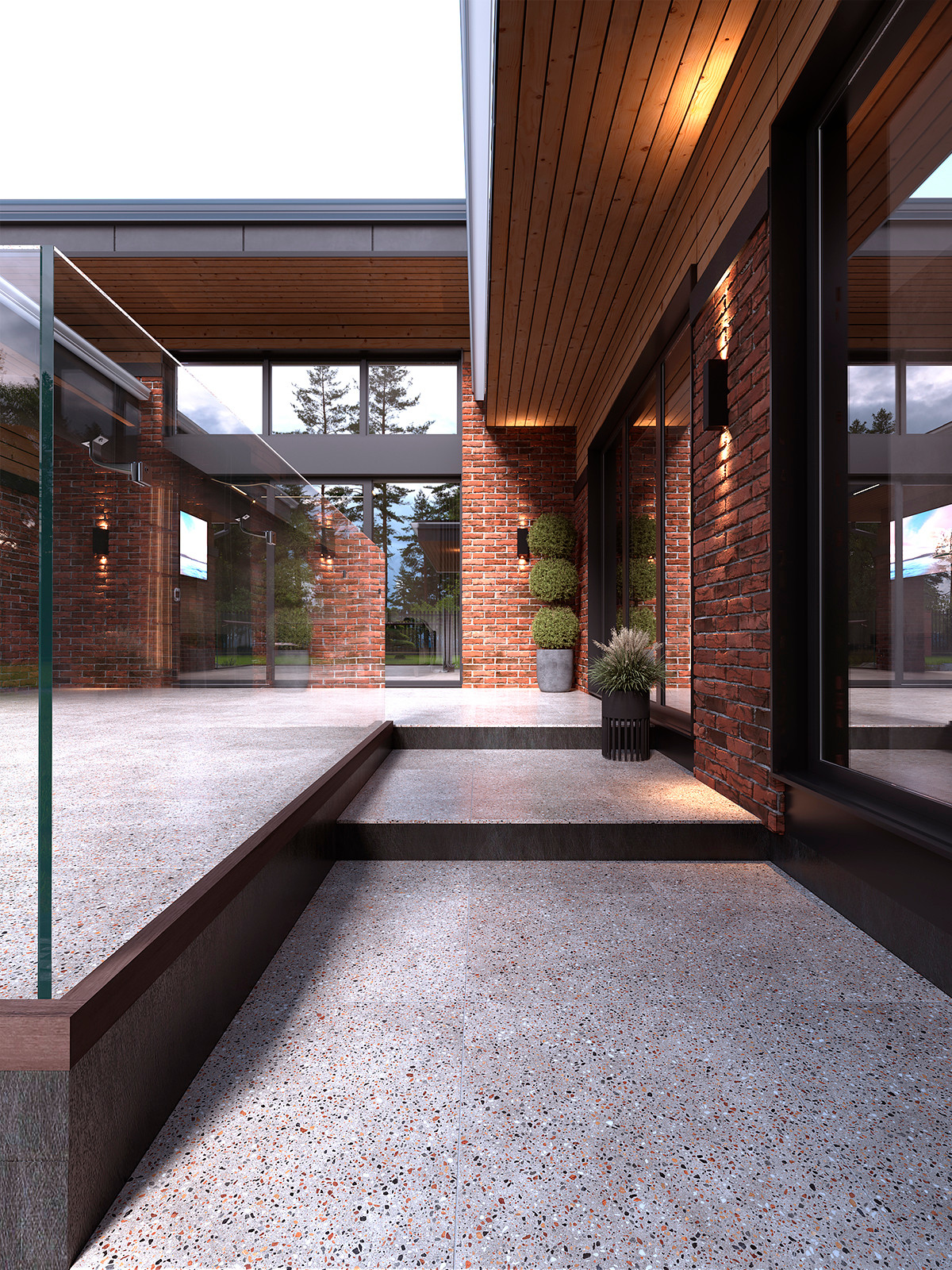 Частный дом в стиле "Райт"