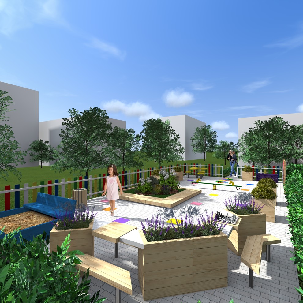 Проект игровой площадки детского клуба