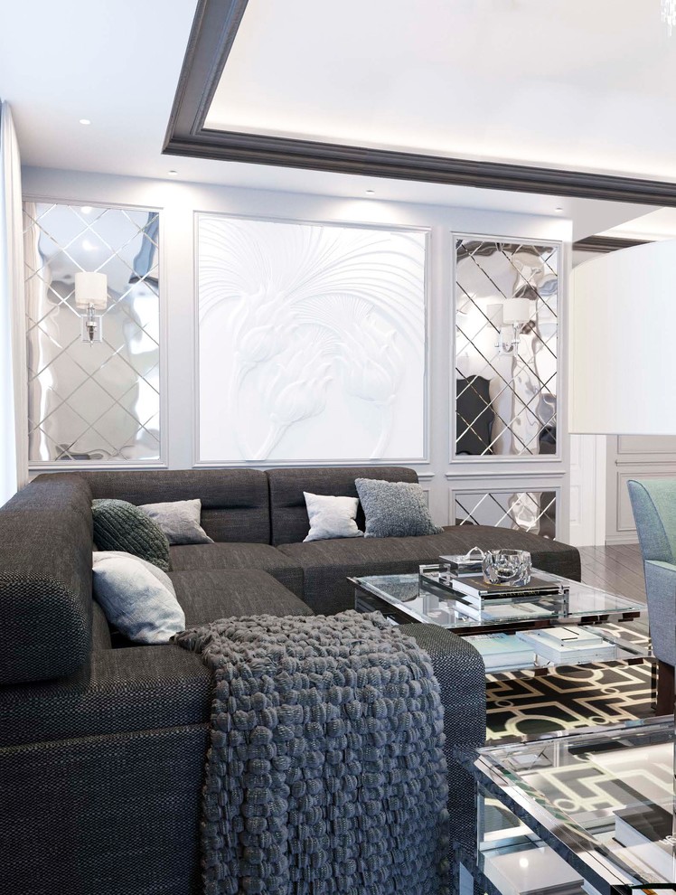 Проект квартиры в стиле Ар Деко, ЖК Wellton Park район Крылатское