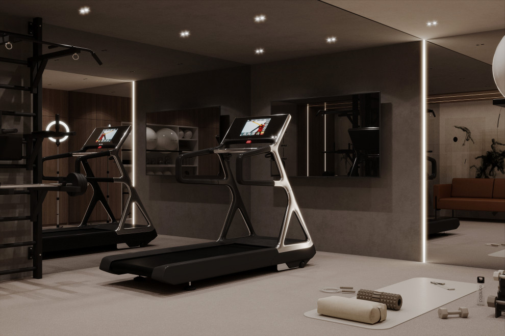 Цокольный этаж дома Тихая роскошь