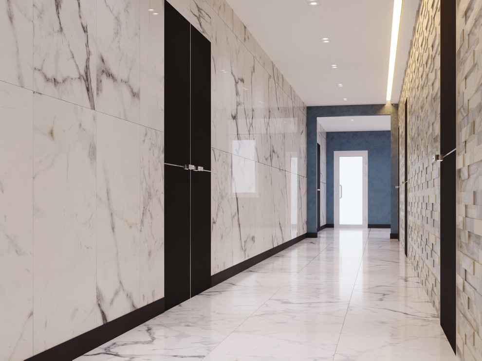 Варианты дизайна коридора в административном здании
