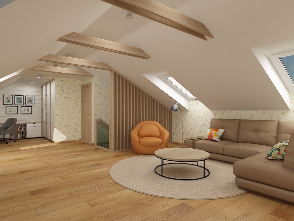 Обложка проекта: Мансарда - детская для девочки