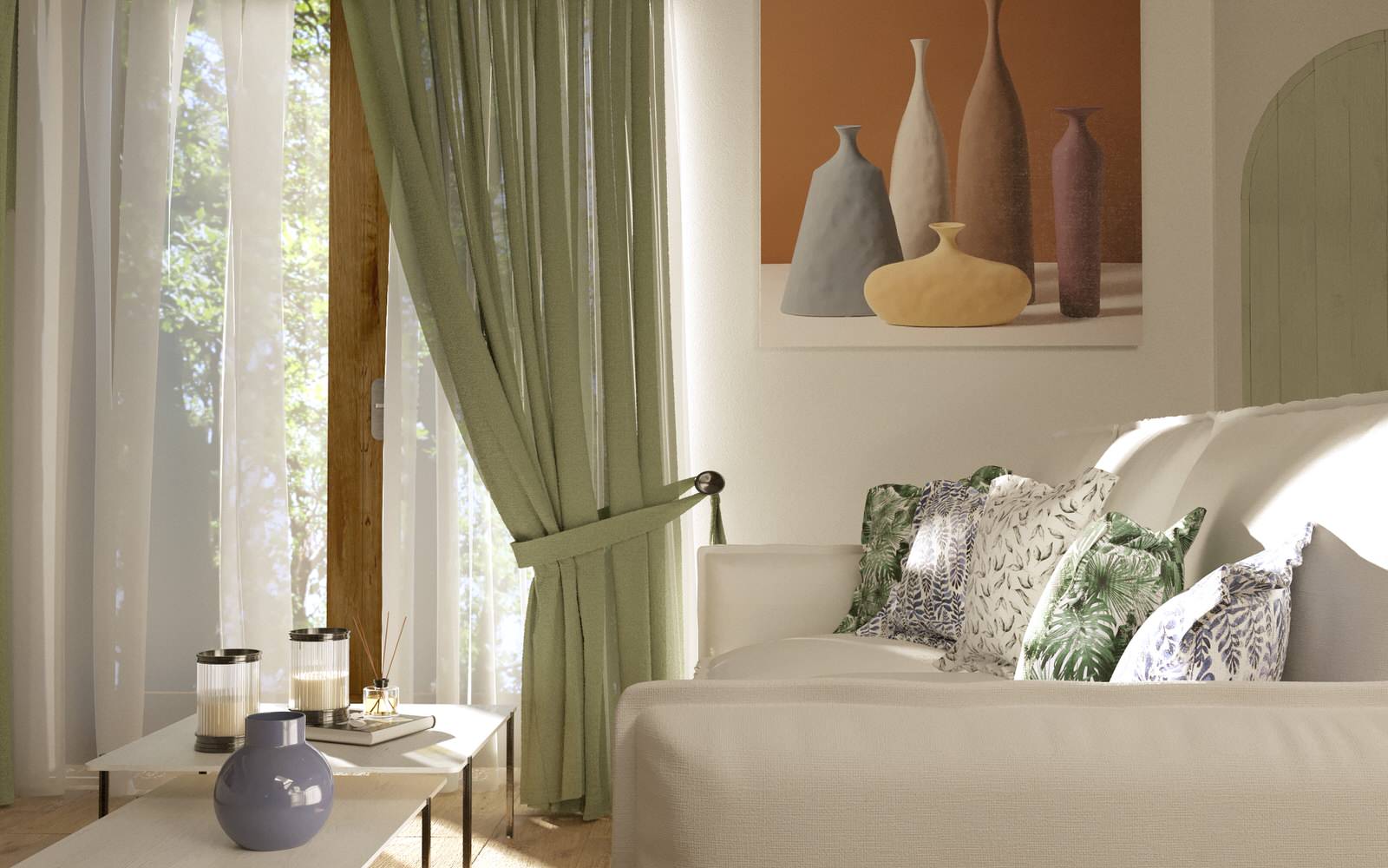 Progetto Soggiorno ad un piccolo appartamento a Gorizia