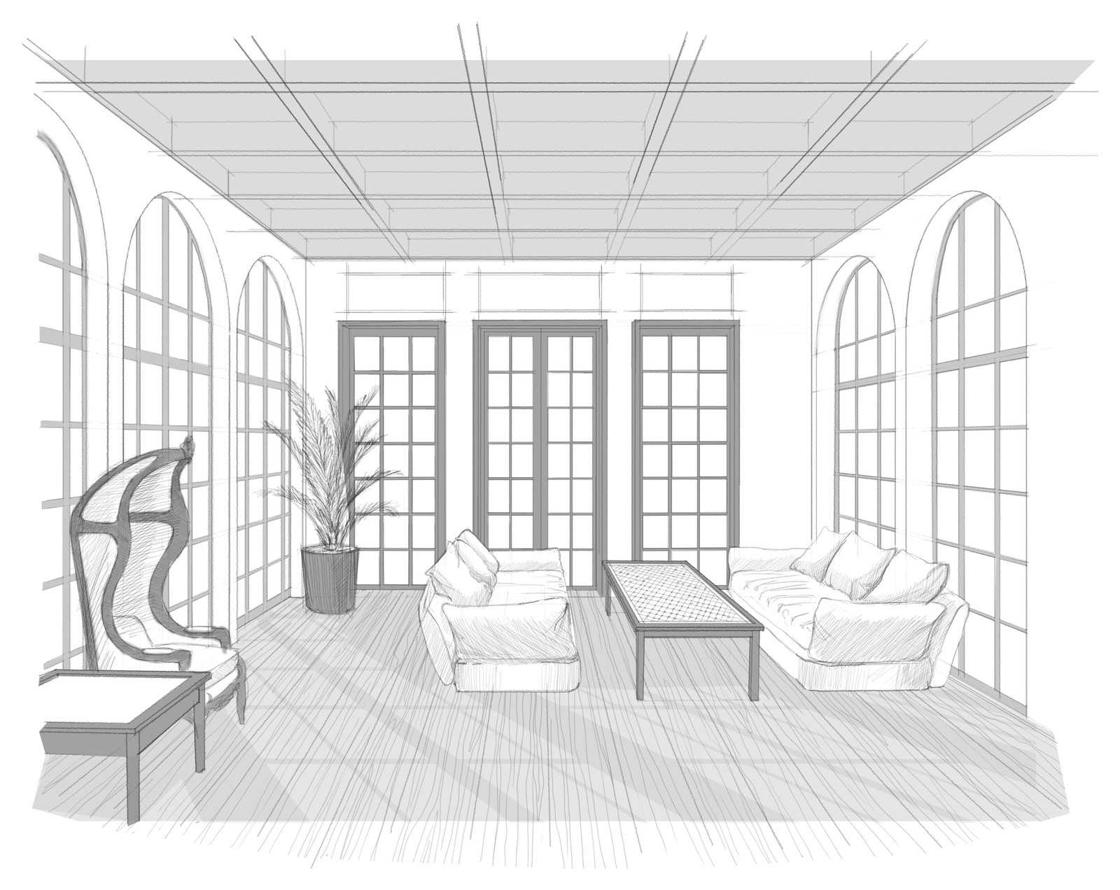 Интерьеры загородного дома. поселок "Павлово".Москва