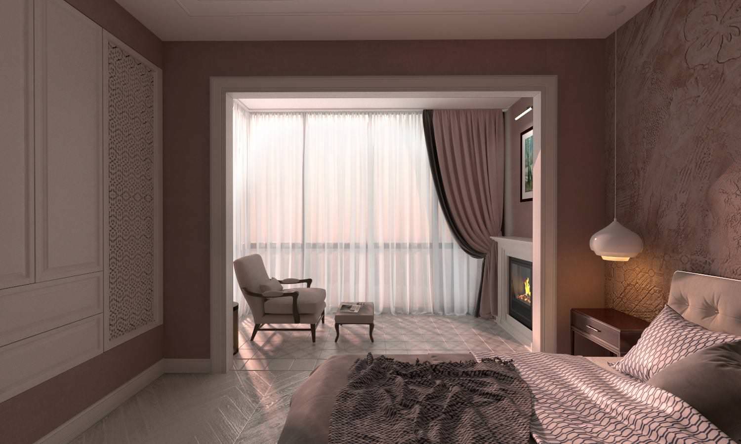 Проект квартиры "Капучино и МОРЕ"