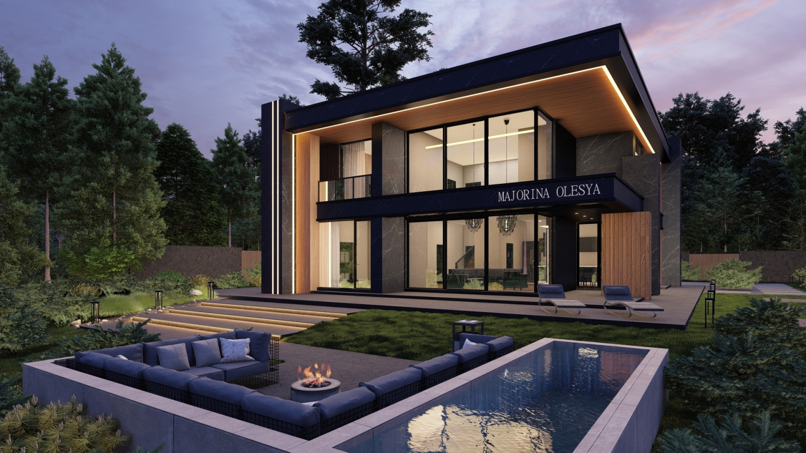 Обложка проекта: Damask 271 м²