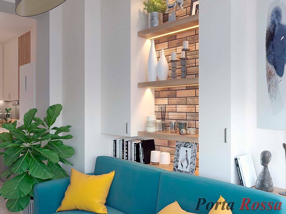 Apartment in Contemporary style (33,8 sq.m)