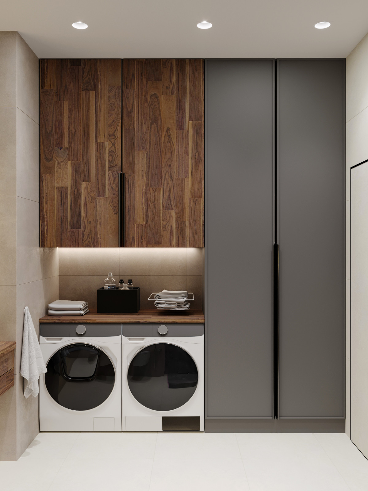 Квартира в серых тонах