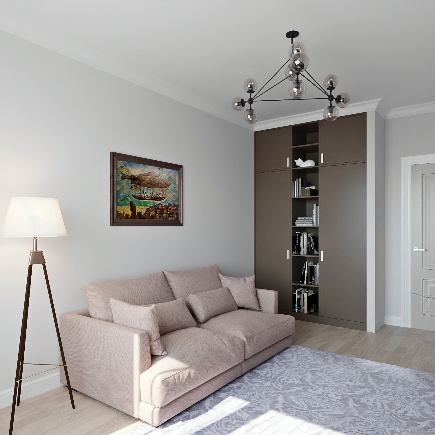 Квартира на Ботанческой. Гостевая комната