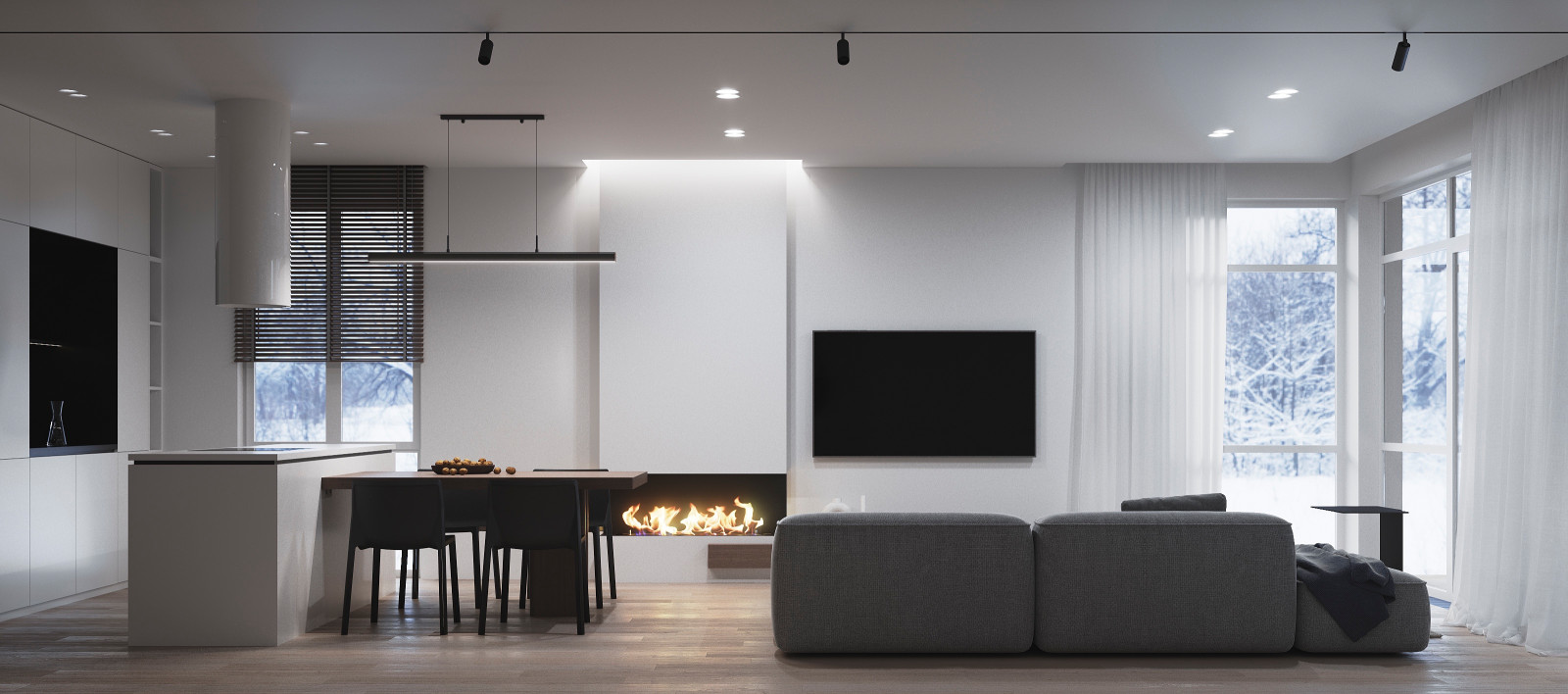 Кухня-гостиная