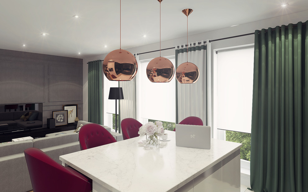 Дизайн интерьера квартиры для молодой семьи в жилом комплексе "Отрада"