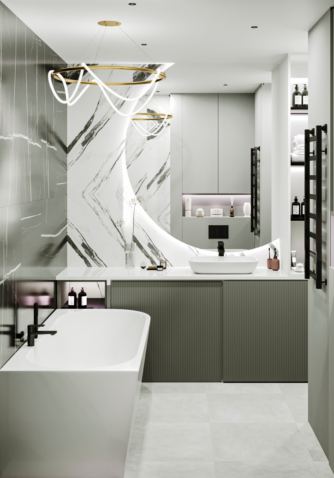 Проект 1-комнатной квартиры SPACE FOR TWO