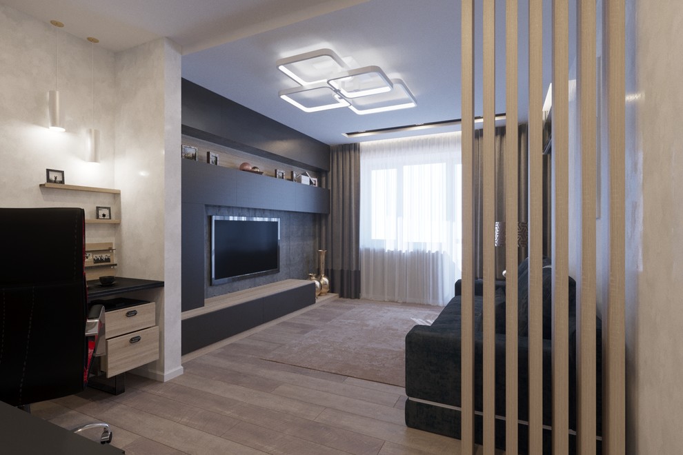 Однокомнатная квартира 42 мкв в современном стиле (реализуется)