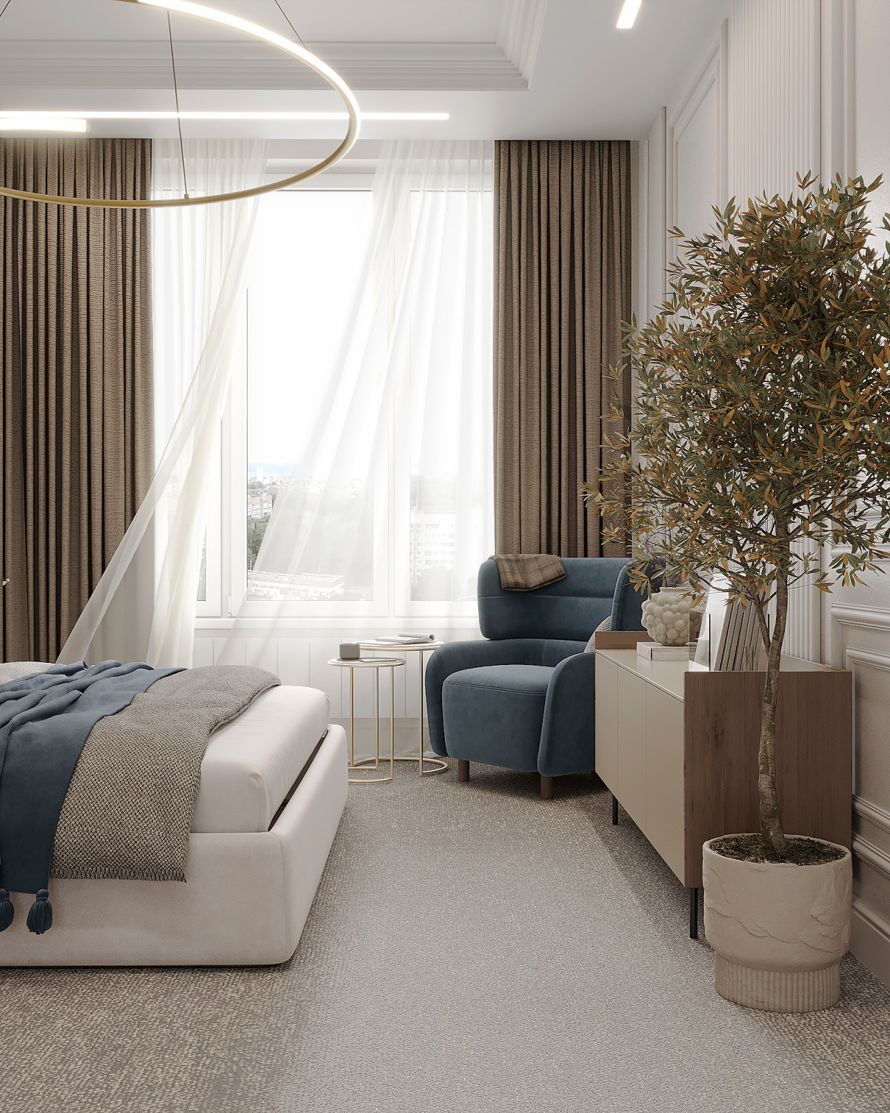 Дизайн квартиры в ЖК "Наследие",  г.Тула