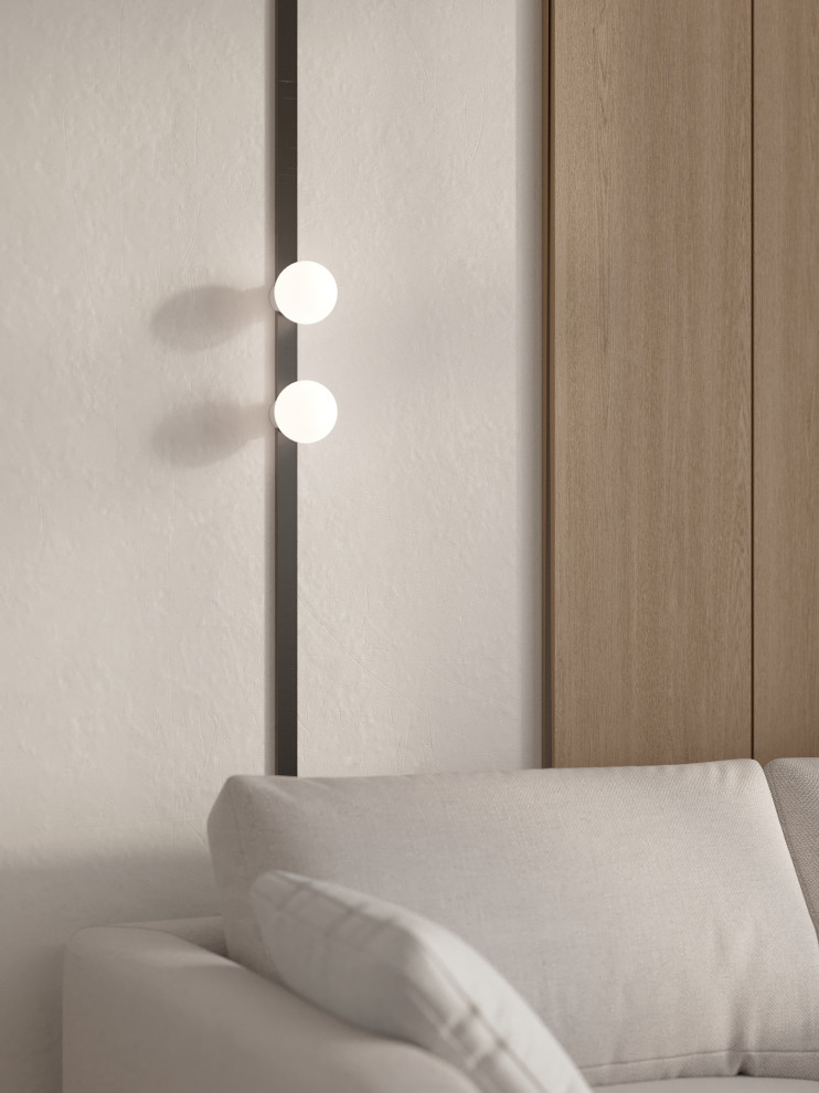 Проект 2-х уровневой квартире в эко-стиле.