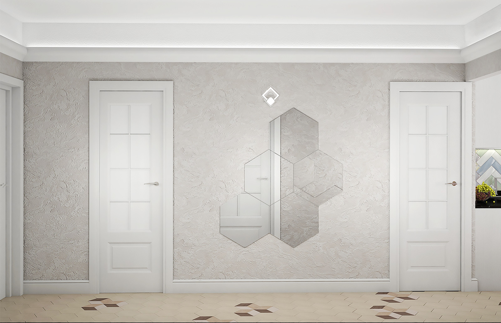 Дизайн интерьера 4-х комнатной квартиры S-79,0кв.м.