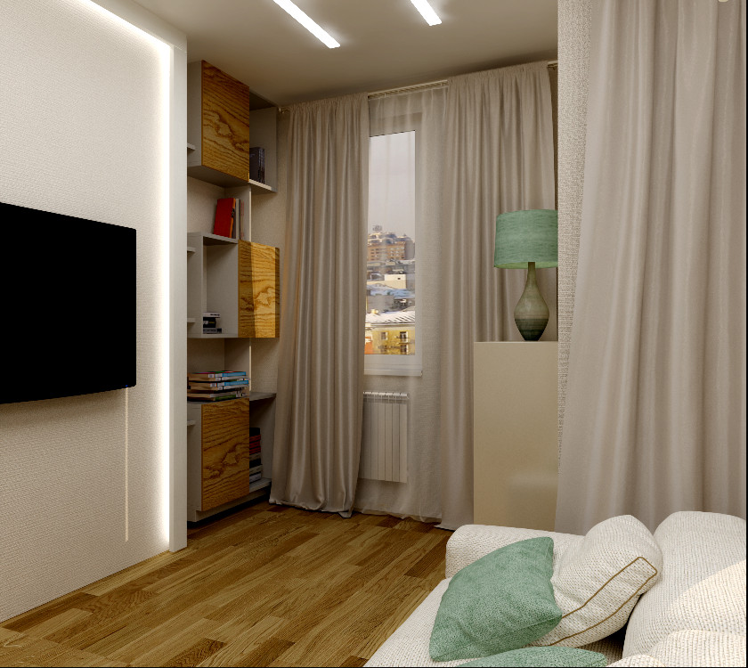 Кухня-гостиная на 20 кв.м.