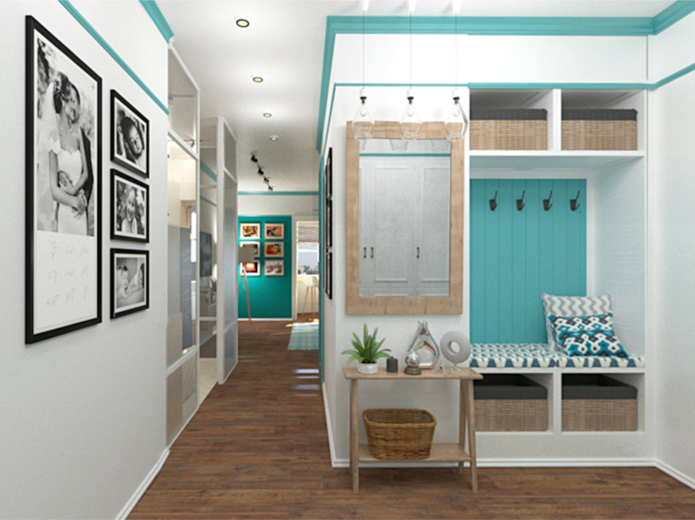 Дизайна интерьера прихожей в ЖК "Хан-Тенгри"