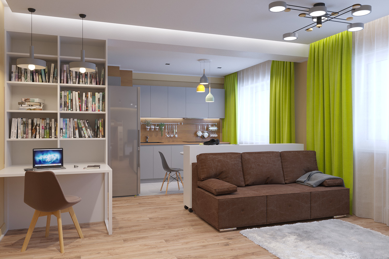 Дизайн-проект квартиры-студии