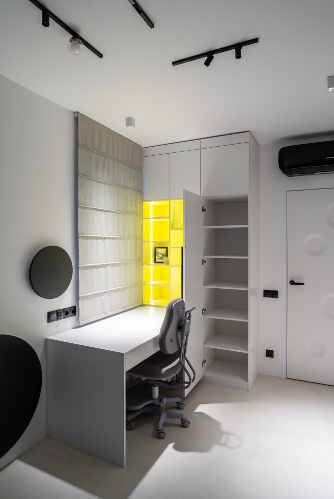 Наш микроцемент на полах в проекте "Квартирного вопроса"