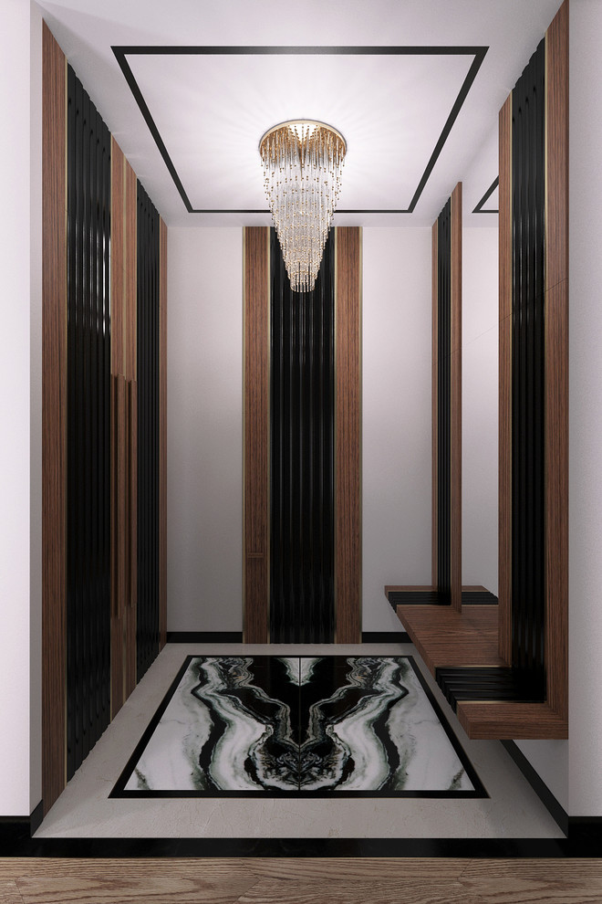 Дизайн пентхауса в ЖК Резиденция Монэ площадью 126 кв.м. в современном стиле.