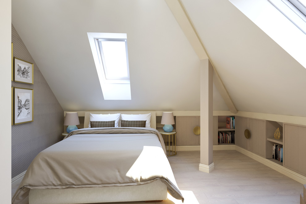 Спальня на мансарде