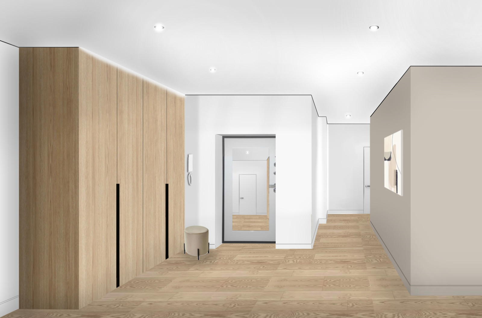 Дизайн-проект трехкомнатной квартиры