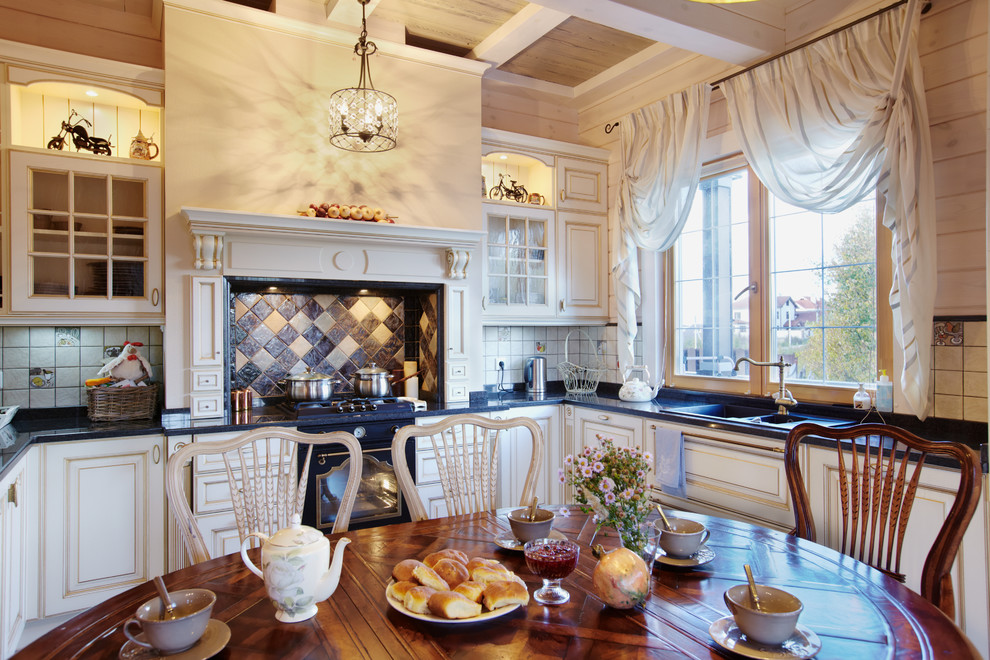 Дом из клееного бруса в стиле Прованс