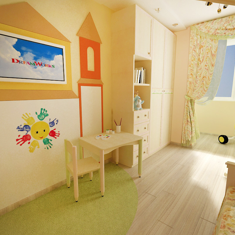 Дизайн интерьера детской