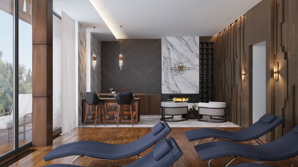 Частный дом-баня на Новой Риге