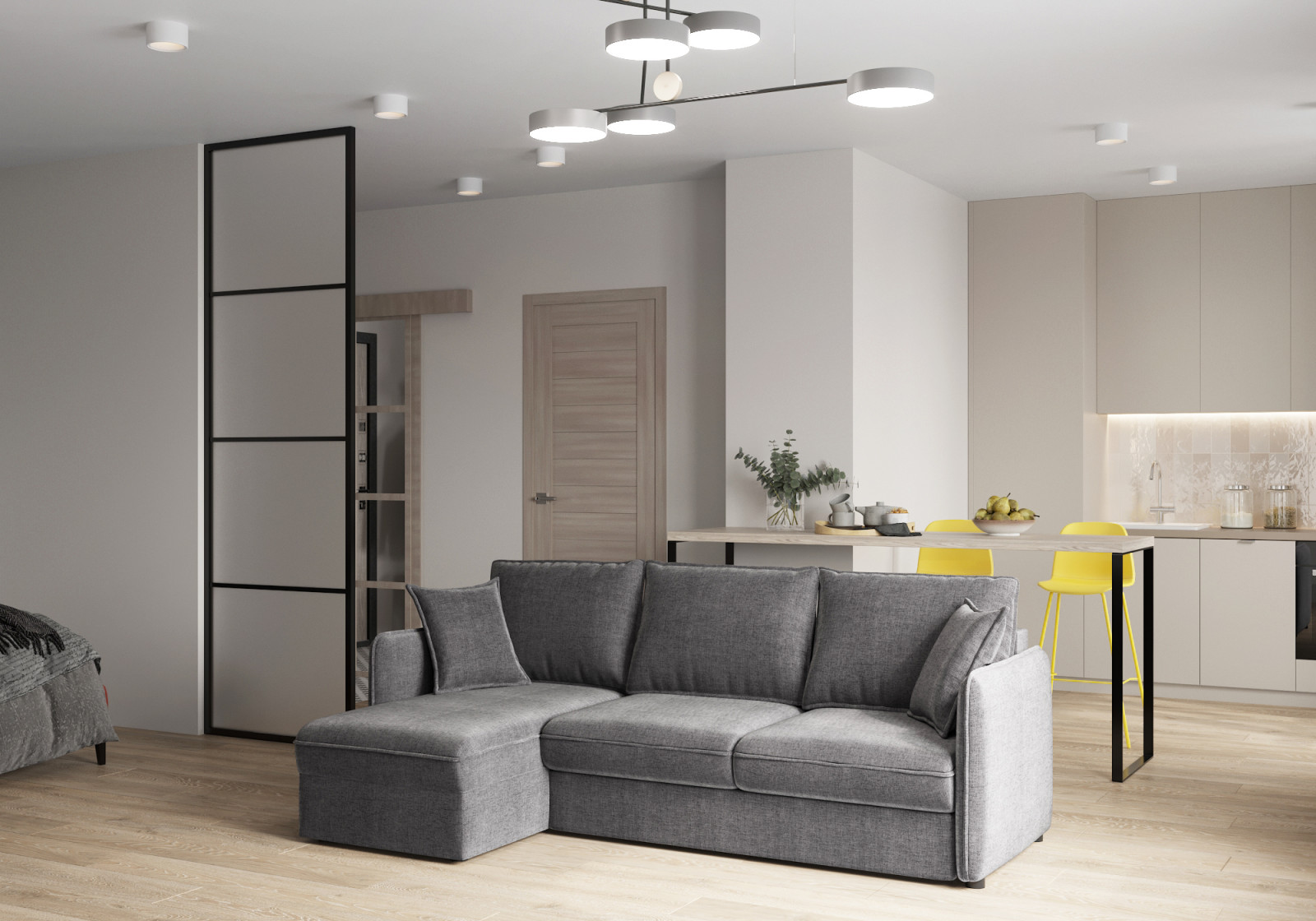 Квартира-студия на ул. Никулинская