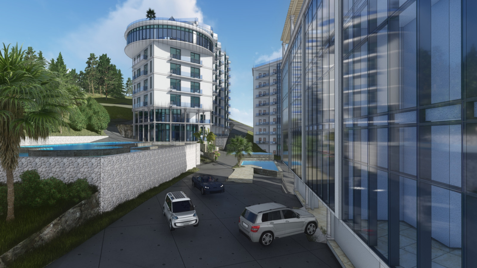 Эскизный проект развития санатория "Кудепста"