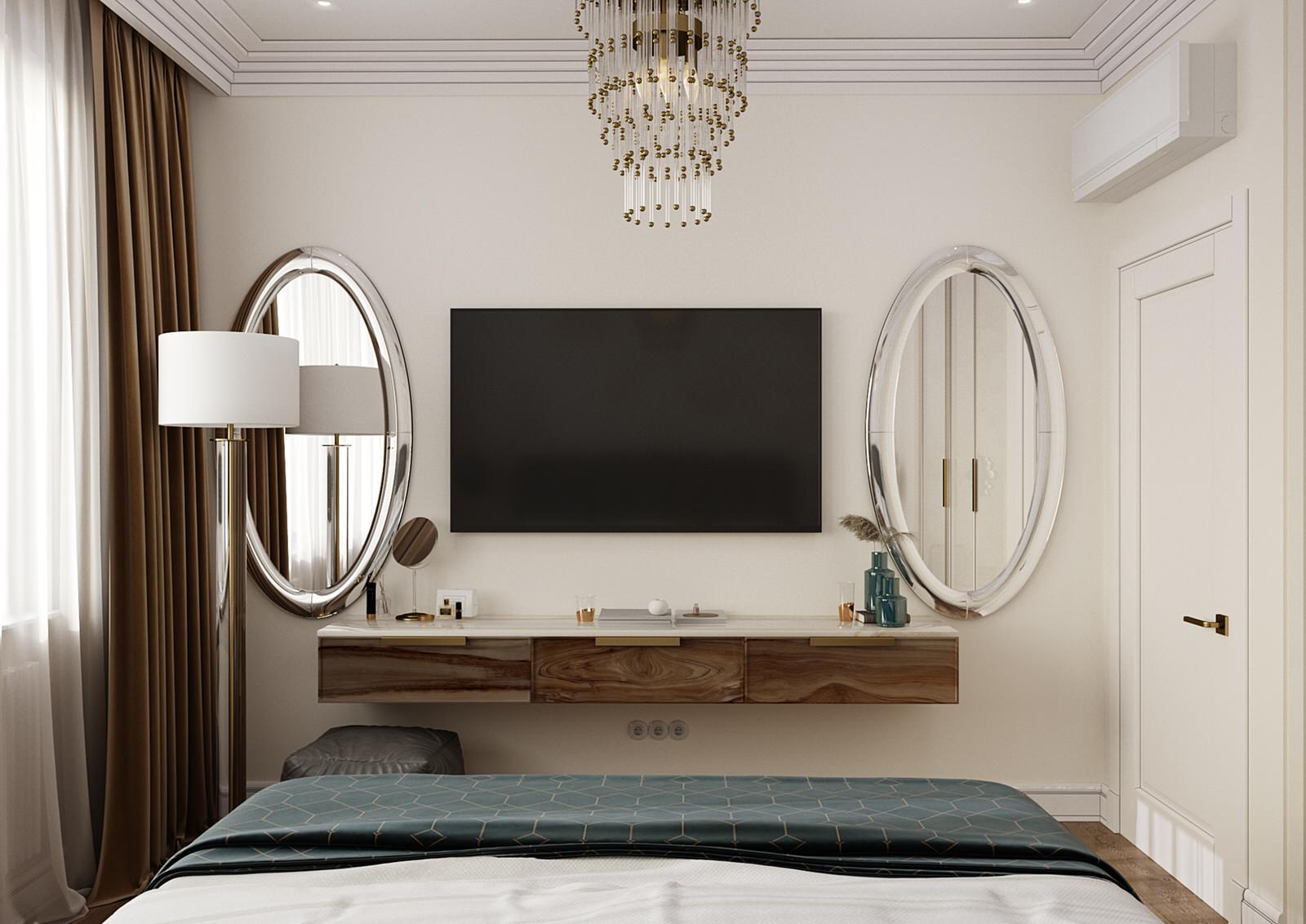 Проект интерьера квартиры в ЖК «Солнечный Олимп»