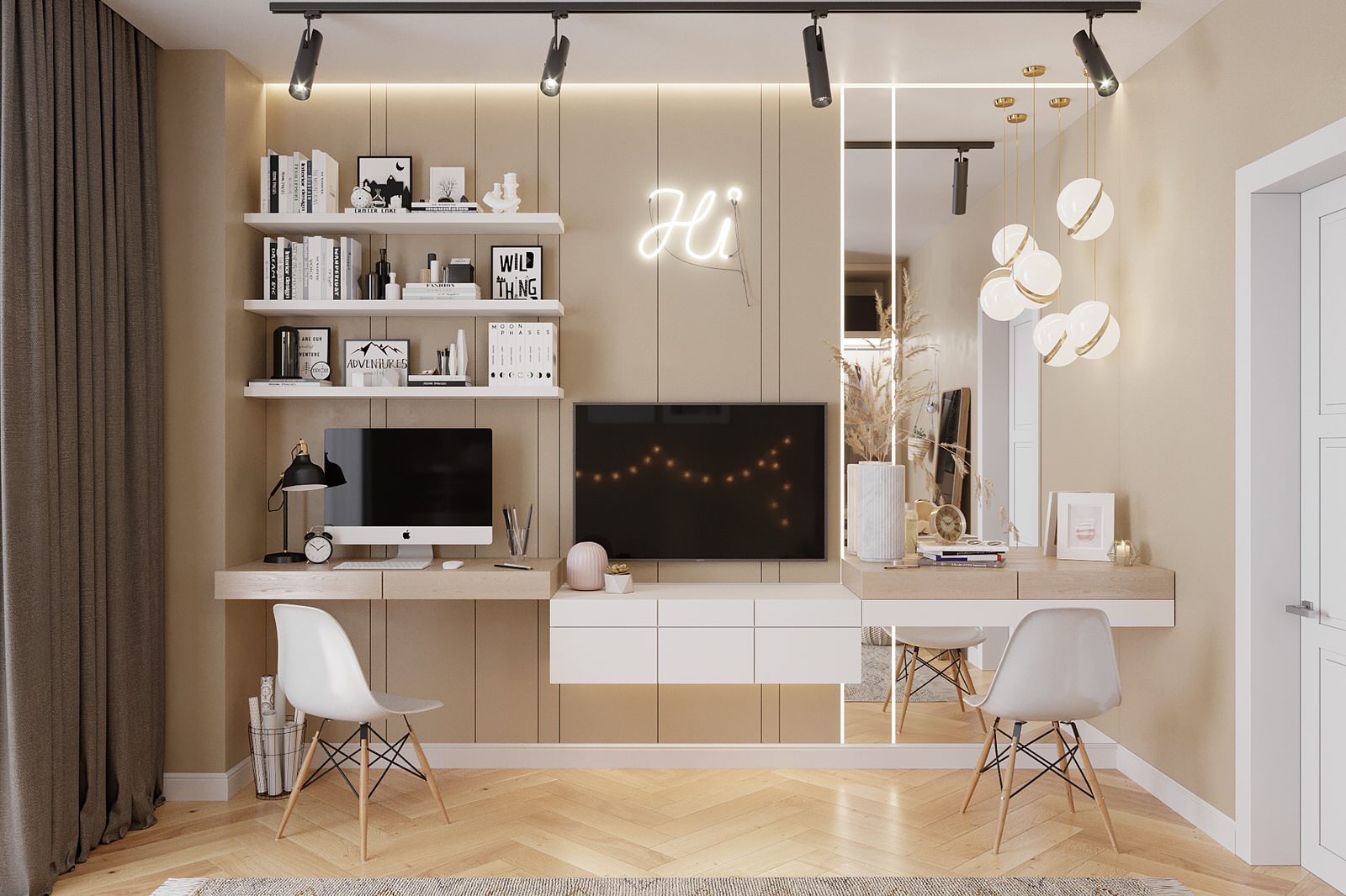 Двухуровневая квартира для семьи из 5ти человек