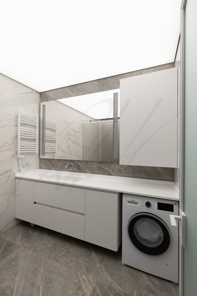 Interior design of Apartment 1481 (shower) by Arkadii Olshevskyi