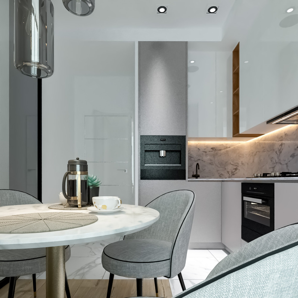 2020. 13. 10. Проект дизайна интерьера квартиры (кухня-гостиная)