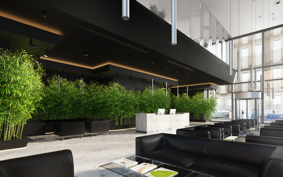 Обложка проекта: Bamboo lobby