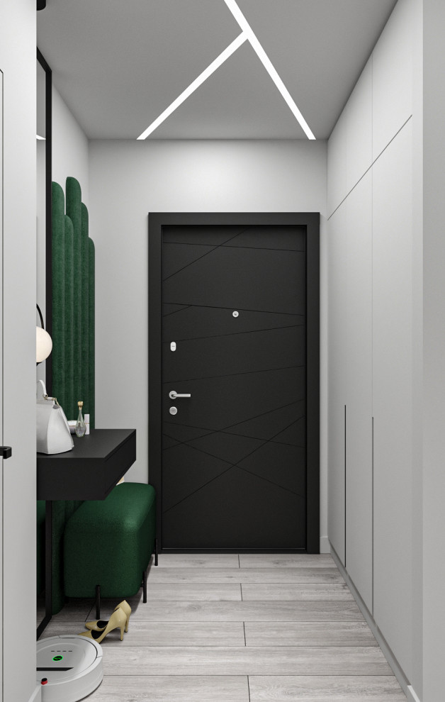 Минималистичная квартира с перетекающими гармоничными пространствами.